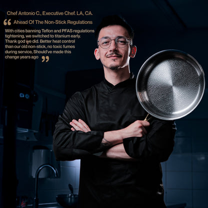 Chef Antonio Using TAIMA Titanium Cookware 